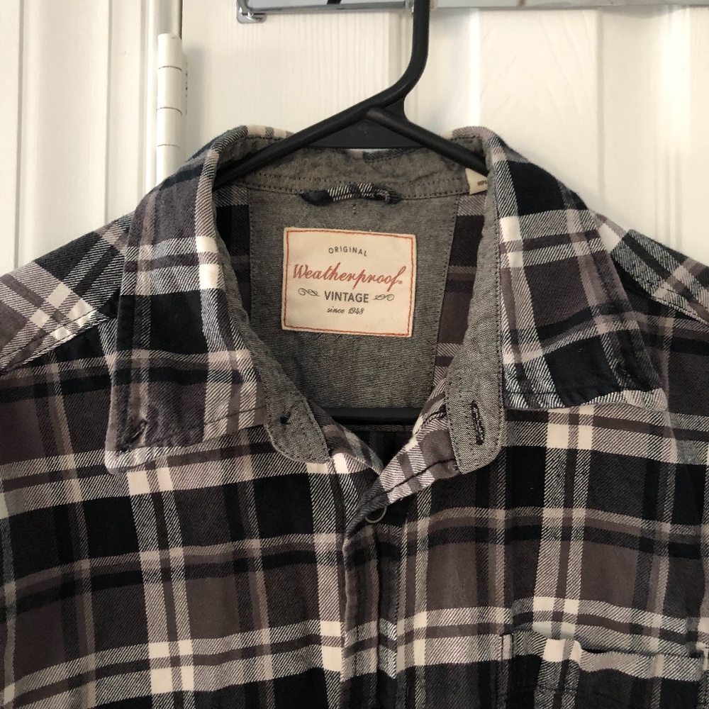 Weatherproof Vintage Plaid Button Down Flannel Shirt - Picture 4 of 4